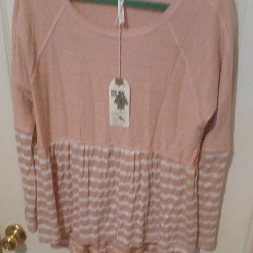 Striped Pink Blouse